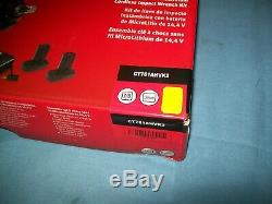 NEW Snap-on Lithium Ion CT761AHVK2 14.4V 14.4Volt 3/8 CordLESS Impact Wrench