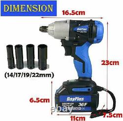 New 18V 420N. M Cordless 1/2 Impact Wrench Dual speed 18 Volt + Battery