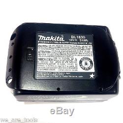 New Makita 18 Volt XWT05 ½ Cordless Impact Wrench, (1) BL1830 Battery 18V LXT
