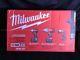 New Milwaukee 2696-23 M18 Cordless 1/2 & 3/8 Drive Impact Wrench Combo Kit