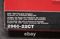 New! Milwaukee 2960-22CT M18 FUEL 3/8 Cordless Mid Impact Wrench CP2.0 Kit