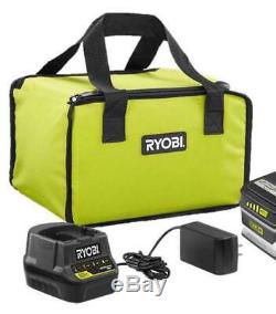 New Ryobi One+ 18v 3/8 Cordless Impact Wrench P263 Battery + Charger Bundle Lot
