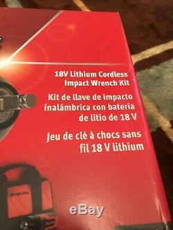 New Snap-On 1/2 dr 18V MonsterLithium Cordless Impact Wrench Kit, CT8850