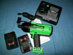 New Snap-on Lithium Ion CT9100G 18V 18 Volt cordless 3/4 impact Wrench / Gun