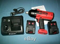 New Snap-on Lithium Ion CT9100 18V 18 Volt cordless 3/4 impact Wrench / Gun