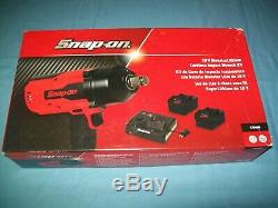 New Snap-on Lithium Ion CT9100 18V 18 Volt cordless 3/4 impact Wrench / Gun