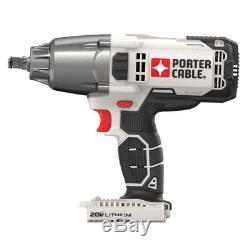 PORTER CABLE 20V MAX 1/2 Drive Cordless Impact Wrench (Tool Only) PCC740B