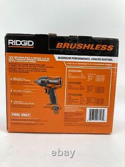 RIDGID 18V Brushless Cordless 4-Mode 1/2 in. Mid-Torque Impact Wrench