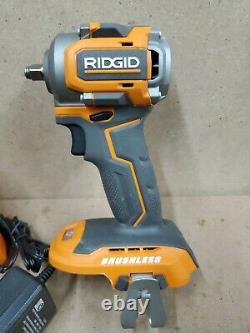 RIDGID 18V SubCompact Brushless Cordless 3/8 in. Impact Wrench W Accessories