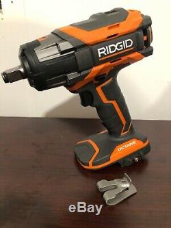 RIDGID 18-Volt OCTANE Cordless Brushless 1/2 in. Impact Wrench (Tool Only)