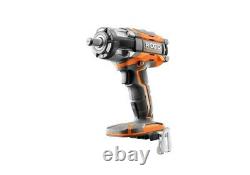 RIDGID 18-Volt OCTANE Cordless Brushless 1/2 in. Impact Wrench Tool Only withClip