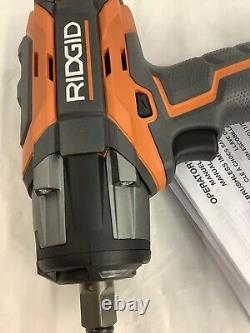 RIDGID R86011B 18-Volt OCTANE Cordless Brushless 1/2 4-Mode Impact Wrench NEW