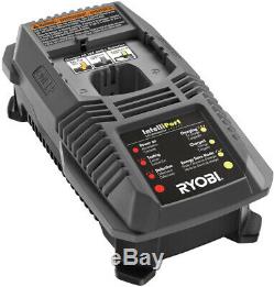 RYOBI 1/2 in. Impact Wrench Kit 18V Li-Ion Cordless 3-Speed Battery Charger Bag
