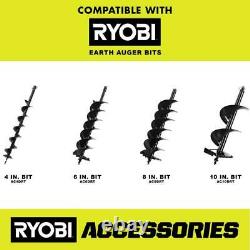RYOBI Earth Auger 40V Brushless Cordless With 8 Bit Power Equipment (Tool Only)