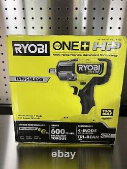 RYOBI ONE HP 18V Brushless Cordless 4-Mode ½ in Impact Wrench Tool Only P262