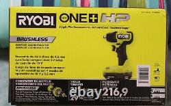 RYOBI ONE+ HP 18V Brushless Cordless Compact 3/8 in. Impact Wrench Kit PSBIW01K