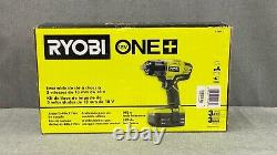 RYOBI P261K Cordless Impact Wrench 3 Speed 1/2 18V Kit withBattery & Charger New
