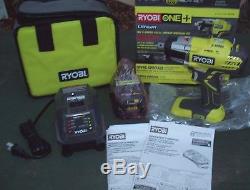 RYOBI P261 3-speed 18V 1/2 cordless impact wrench kit w Bag. Brand New w box