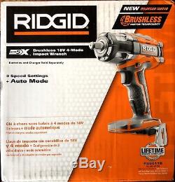 Ridgid 18V GEN5X Cordless Brushless 1/2in Impact Wrench with Belt Clip & Battery
