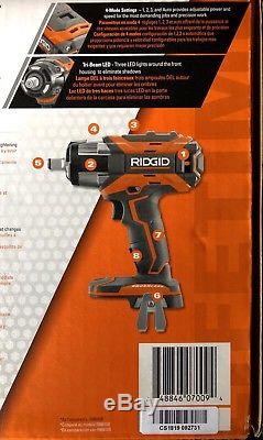 Ridgid 18V GEN5X Cordless Brushless 1/2in Impact Wrench with Belt Clip & Battery