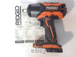Ridgid R86011B NEW 18V GEN5X Cordless Brushless 1/2 in. Impact Wrench withBelt Clip