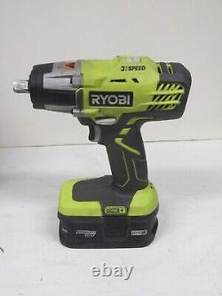 Ryobi 18V Cordless Impact Wrench P261 with Battery and Charger