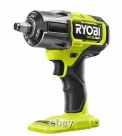 Ryobi ONE+ 18 Brushless Cordless 4-Mode 1/2in Impact Wrench-Tool Only-Free Ship