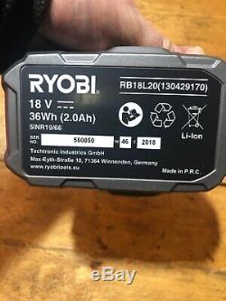 Ryobi One+ Cordless 18V Li-ion Impact wrench R18IW3-0 & 2ah Battery NEW Late2018