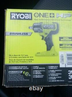 Ryobi One HP 18V Brushless Cordless Impact Wrench Green (P262)