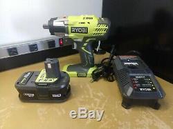 Ryobi P1833 18V ONE+ 3-Speed ½ in. Cordless Impact Wrench Kit with Battery