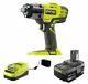 Ryobi P261K1 18V ONE+ 1/2 in Cordless Impact Wrench with Charger and 4Ah Battery