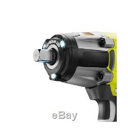Ryobi P261 18V ONE+ 18-Volt 1/2 in. Cordless 3-Speed Impact Wrench (Tool-Only)