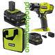 Ryobi P261 18v One+ Cordless 1/2 Impact Wrench Tool Charger 4.0ah Battery Set