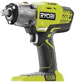 Ryobi R18IW3-0 18V ONE+ Cordless 3-Speed Impact Wrench Body Only