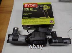 Ryobi RYOBI P261 ONE+ 18V Cordless 3-Speed 1/2 in. Impact Wrench with 4.0 1.5 batt