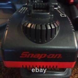 SNAP On Tools 1/2 Cordless Impact Wrench 18V Gun Battery Lot Set Electric NiCad