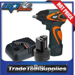 SP Tools Mini Impact Wrench 12v 3/8 Drive Cordless Charger 2x Batteries SP81112