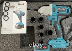 Seesii Brushless Impact Wrench 580Ft-lbs(800N. M) Cordless Impact Wrench 1/2 inch