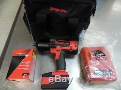 Snap On 18V Lithium Cordless 1/2 Impact Wrench CT8850 with 2 batteries & charger