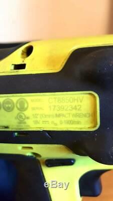 Snap-On 18 V 1/2 Monster Lithium Cordless Impact Wrench Hi-Viz CT8850HV CT8850