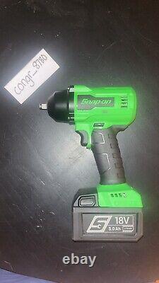 Snap On 3/8 Cordless Impact Wrench 18v with Battery NO CHARGER AMAZING CONDITION