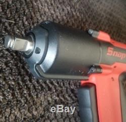 Snap On 3/8 Drive Red 14.4 Lithium Ion Cordless Impact Wrench CT761A MINT