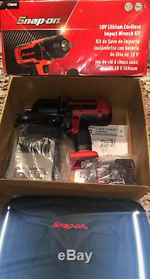Snap-On CT8850 18V 1/2 Drive Cordless Monster Lithium Impact Wrench Kit