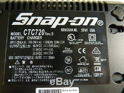 Snap-On CT8850 18 V 1/2 Drive Cordless Impact Wrench Battery Charger