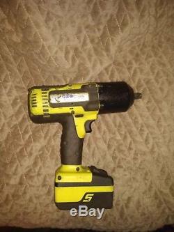 Snap-On Cordless Impact Wrench CT8850HV 1/2 Drive with (1) Battery Green