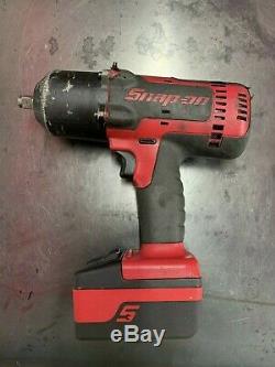 Snap-On Tools CT8850 1/2 Drive 18V Cordless Impact Wrench With Battery CTB7185
