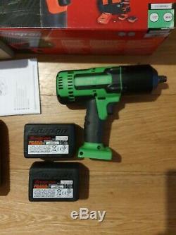 Snap on 18V 1/2 Drive Green Lithium Cordless Impact Wrench CTEU8850AG
