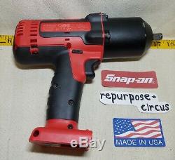 Snap-on CT8850 18 Volt 1/2 Drive Lithium-ion Cordless IMPACT WRENCH/GUN Red