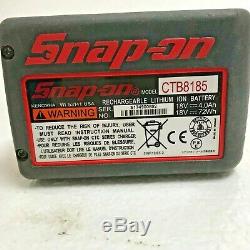 Snap-on Lithium Ion CT8850 18V 18 Volt cordless 1/2 impact Wrench / Gun