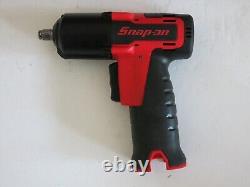Snap-on Tools CT761A 14.4v 3/8 Drill Cordless Impact Wrench Nice Fire Red